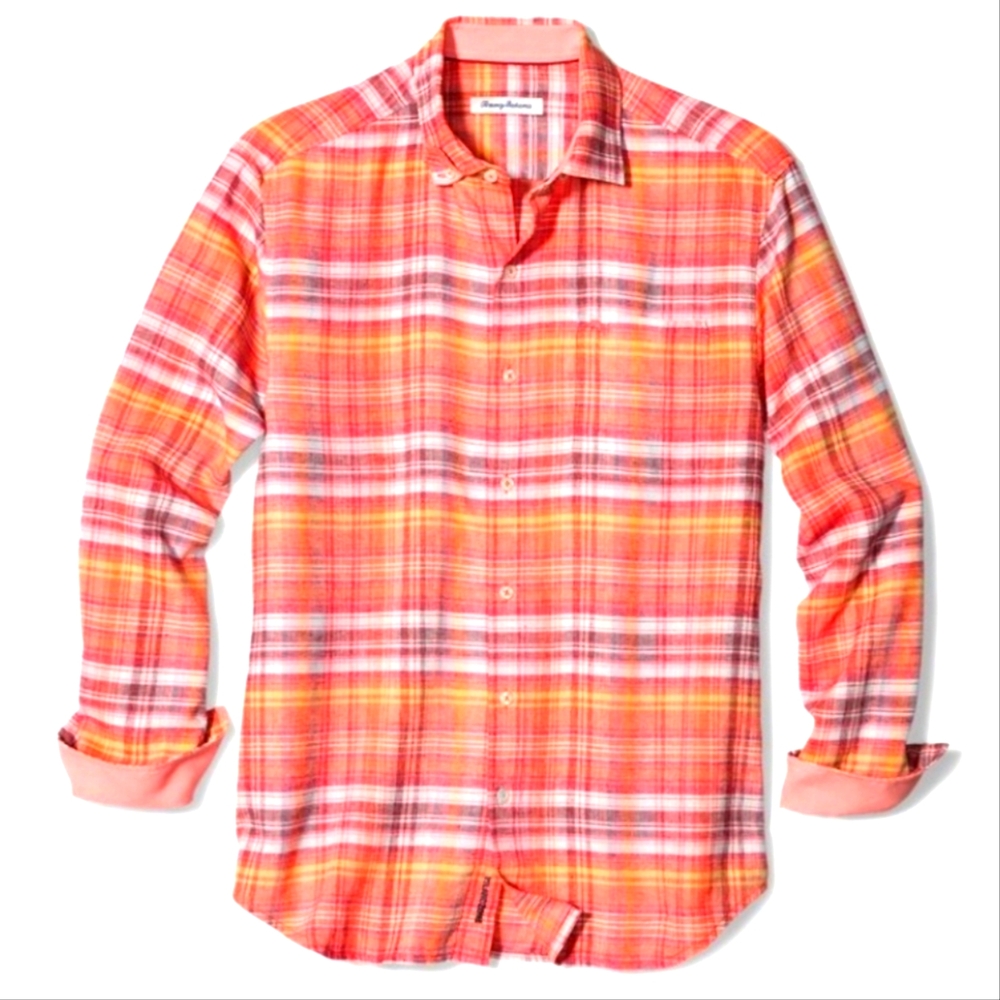 Tommy Bahama Men'sButton Down Long Sleeve Linen Blend Shirt (Size:XXXL) EUC